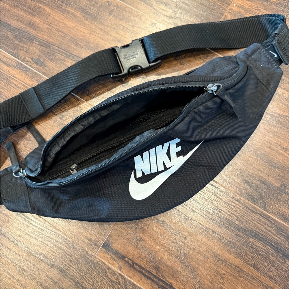 Nike Black and White Belt Bag